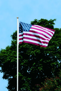 Aluminum External Rope Flagpole