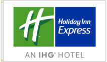 Image Holiday Inn Express IHG Flag - Green & Blue